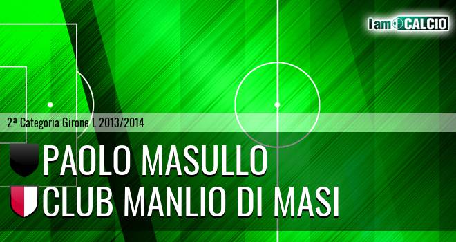 Paolo Masullo - Club Manlio Di Masi