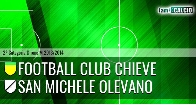 Football Club Chieve - San Michele Olevano