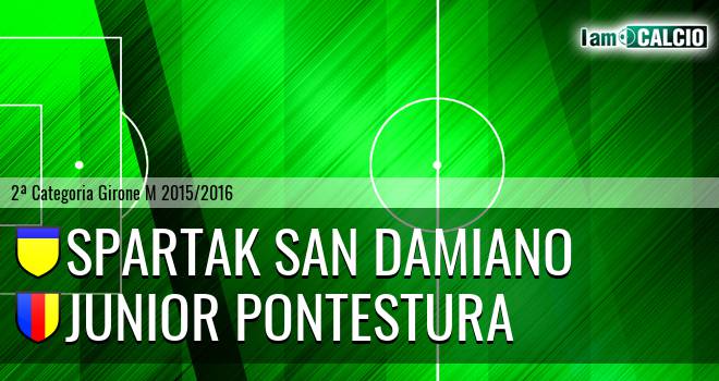 Spartak San Damiano - Junior Pontestura