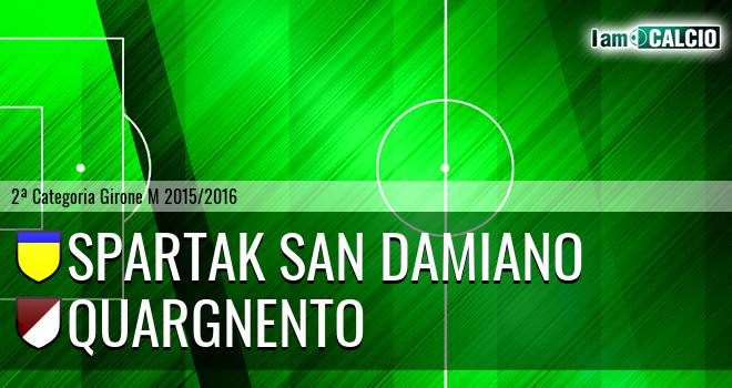 Spartak San Damiano - Quargnento