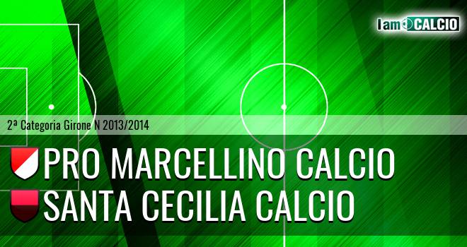 Pro Marcellino Calcio - Santa Cecilia Calcio