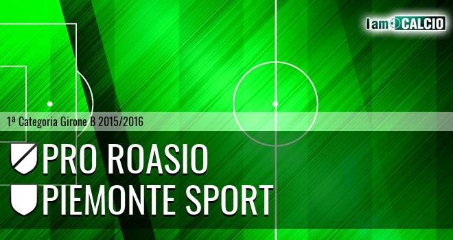 Pro Roasio - Piemonte Sport