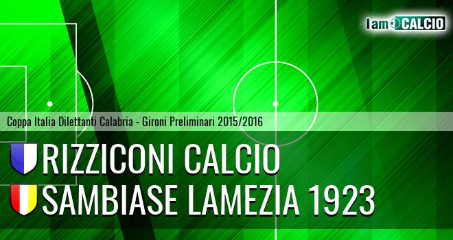 Rizziconi Calcio - Sambiase Lamezia 1923