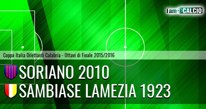 Soriano 2010 - Sambiase Lamezia 1923