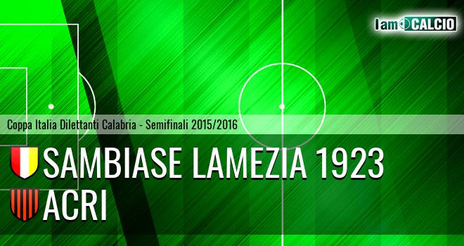 Sambiase Lamezia 1923 - Acri