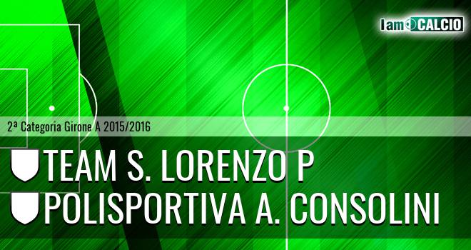 Team S. Lorenzo P - Polisportiva A. Consolini