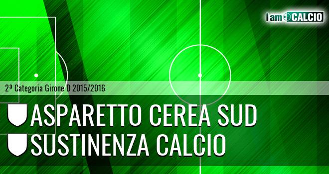 Asparetto Cerea Sud - Sustinenza Calcio