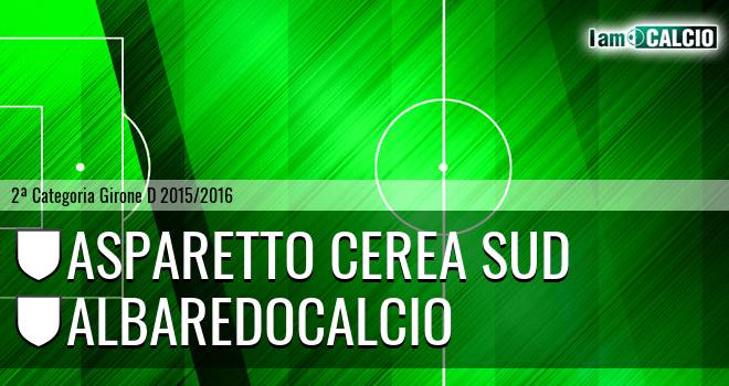 Asparetto Cerea Sud - Albaredocalcio