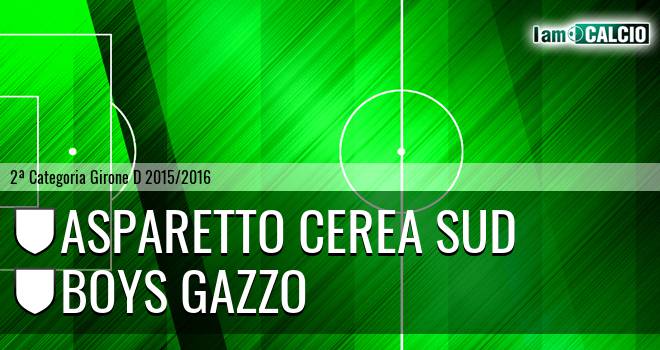 Asparetto Cerea Sud - Boys Gazzo