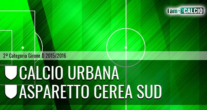 Calcio Urbana - Asparetto Cerea Sud