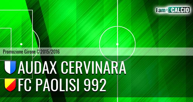 Audax Cervinara - FC Paolisi 992