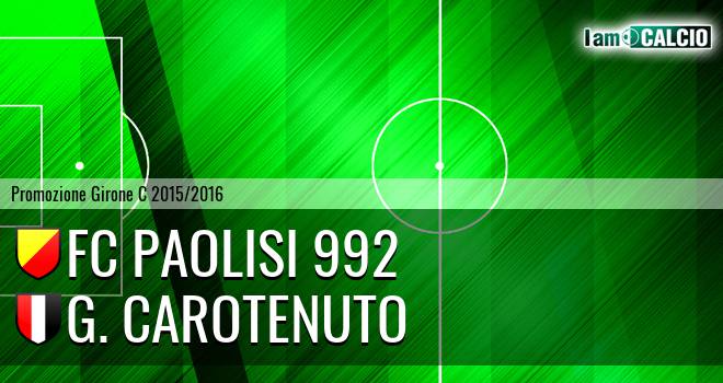 FC Paolisi 992 - G. Carotenuto