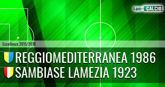 Reggiomediterranea 1986 - Sambiase Lamezia 1923