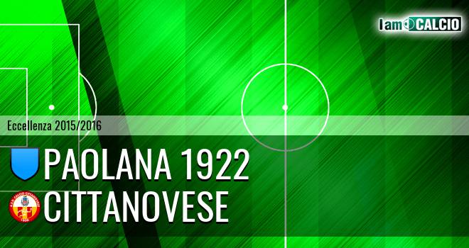Paolana 1922 - Cittanova Calcio
