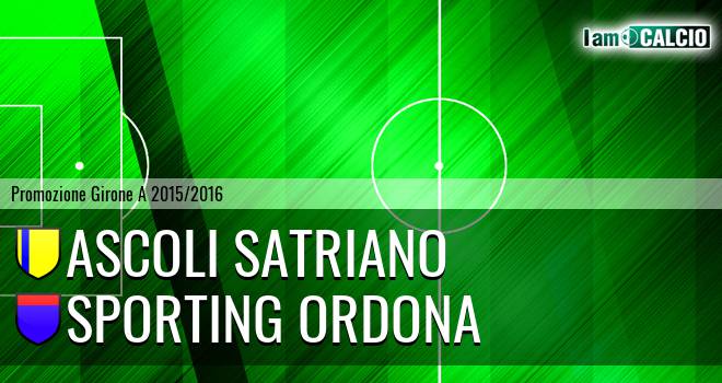 Ascoli Satriano - Sporting Ordona