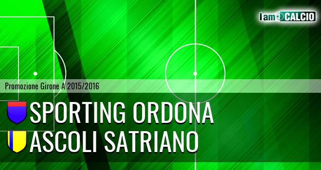 Sporting Ordona - Ascoli Satriano