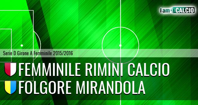 Femminile Rimini Calcio - Folgore Mirandola