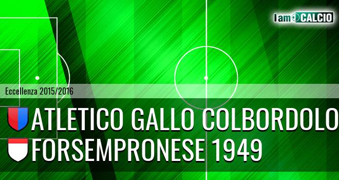 Atletico Gallo Colbordolo - Forsempronese 1949