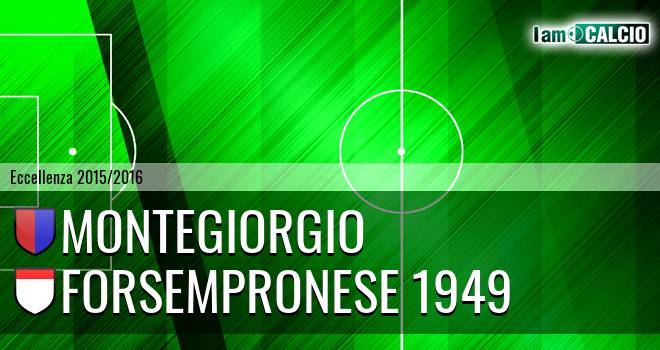 Montegiorgio - Forsempronese 1949