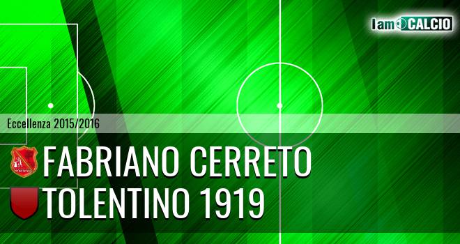 Fabriano Cerreto - Tolentino 1919