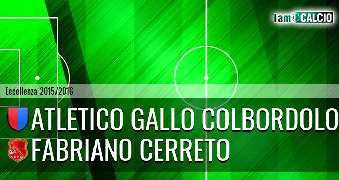 Atletico Gallo Colbordolo - Fabriano Cerreto