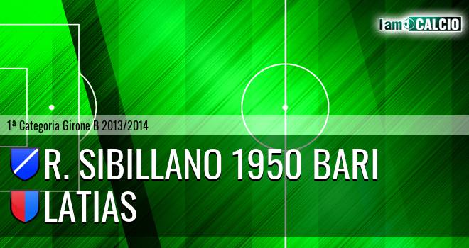 R. Sibillano 1950 Bari - Latias