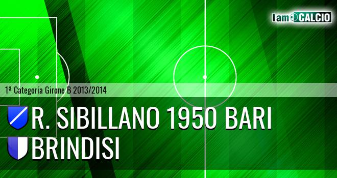 R. Sibillano 1950 Bari - Brindisi