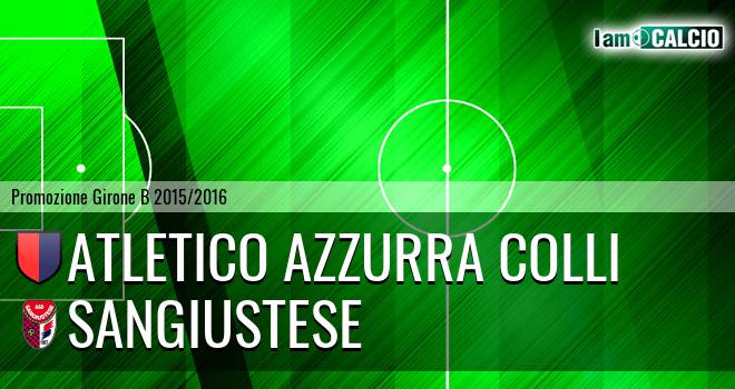 Atletico Azzurra Colli - Sangiustese