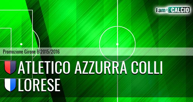 Atletico Azzurra Colli - Lorese