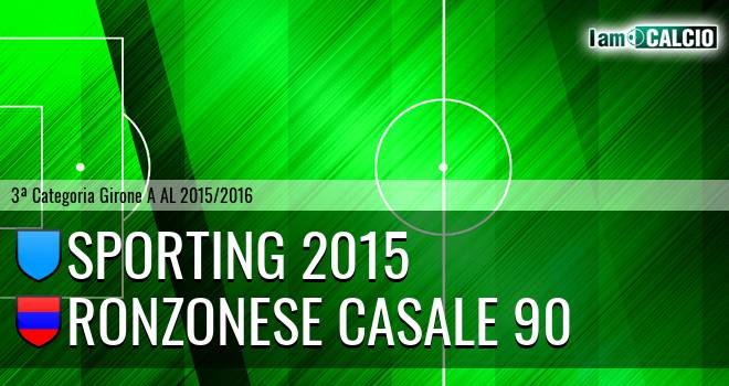 Sporting 2015 - Ronzonese Casale 90