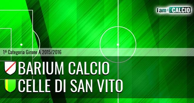 Barium Calcio - Celle Di San Vito