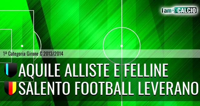 Aquile Alliste E Felline - Salento Football Leverano