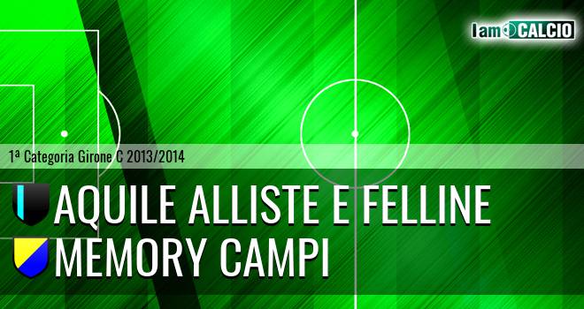 Aquile Alliste E Felline - Memory Campi