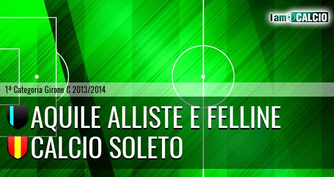 Aquile Alliste E Felline - Calcio Soleto