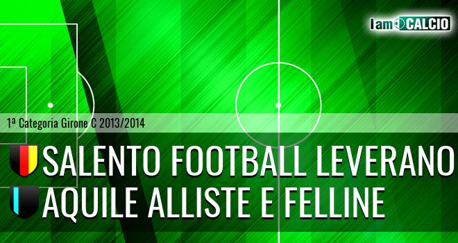 Salento Football Leverano - Aquile Alliste E Felline