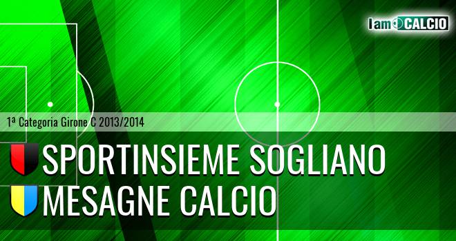 Sportinsieme Sogliano - Mesagne Calcio