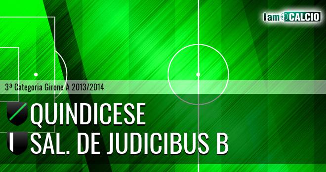 Quindicese - Sal. De Judicibus B