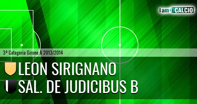 Leon Sirignano - Sal. De Judicibus B