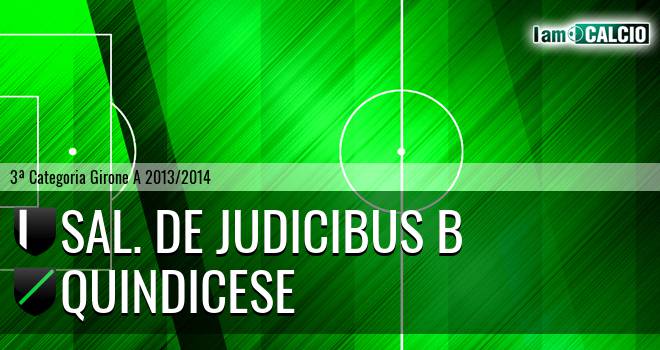 Sal. De Judicibus B - Quindicese