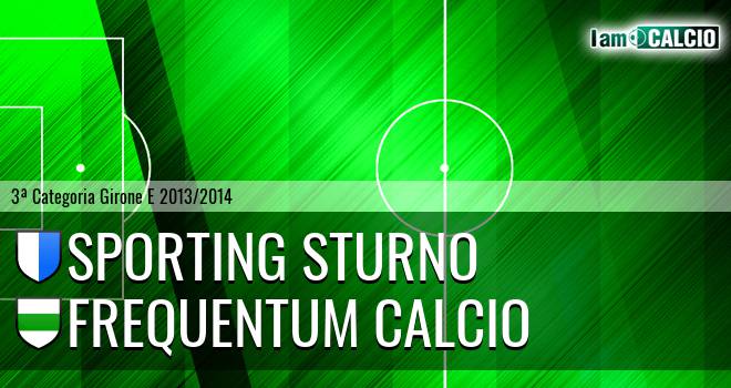 Sporting Sturno - Frequentum Calcio