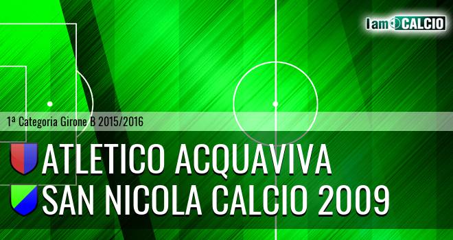 Atletico Acquaviva - San Nicola Calcio 2009