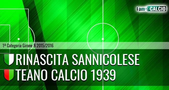 Pol. Rinascita Sannicolese - Teano Calcio 1939
