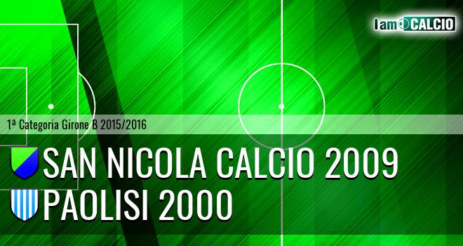 San Nicola Calcio 2009 - Paolisi 2000