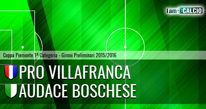 Pro Villafranca - Audace Boschese