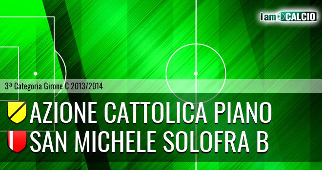 Azione Cattolica Piano - San Michele Solofra B