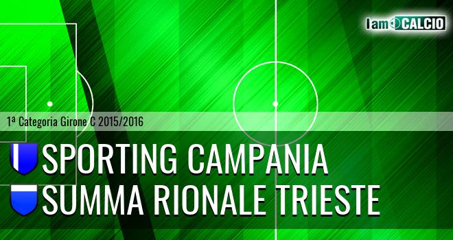 Sporting Campania - Summa Rionale Trieste