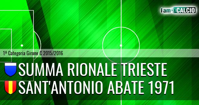 Summa Rionale Trieste - Sant'Antonio Abate 1971