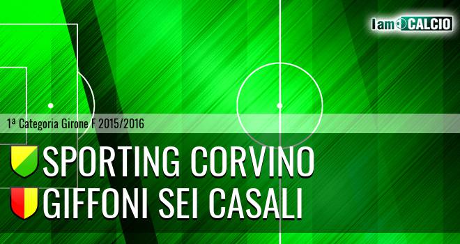 Sporting Corvino - Giffoni Sei Casali