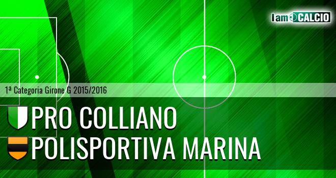 Pro Colliano - Polisportiva Marina