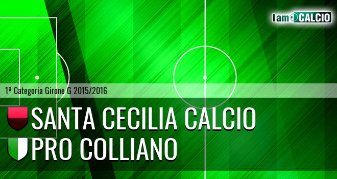 Santa Cecilia Calcio - Pro Colliano